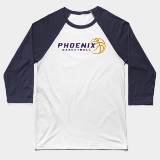 Retro Phoenix Basketball Team Baseball T-Shirt